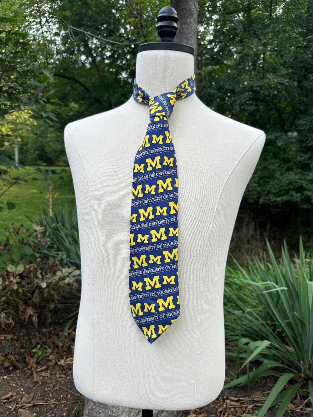 University of Michigan 100% Silk Neck Tie